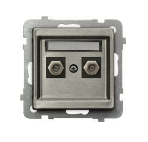 Sonata Antenna socket, F type, double
